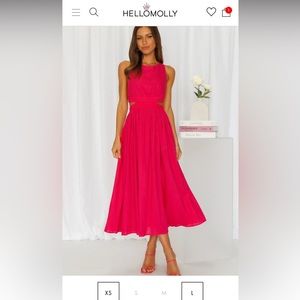 Hello Molly Boutique “Bayside Beauty” midi dress.